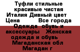 Туфли стильные красивые чистая Италия Дивный цвет › Цена ­ 425 - Все города Одежда, обувь и аксессуары » Женская одежда и обувь   . Магаданская обл.,Магадан г.